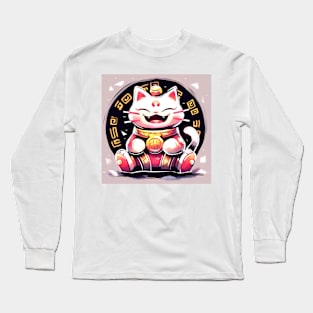 Coin Lucky Fairy Cat Long Sleeve T-Shirt